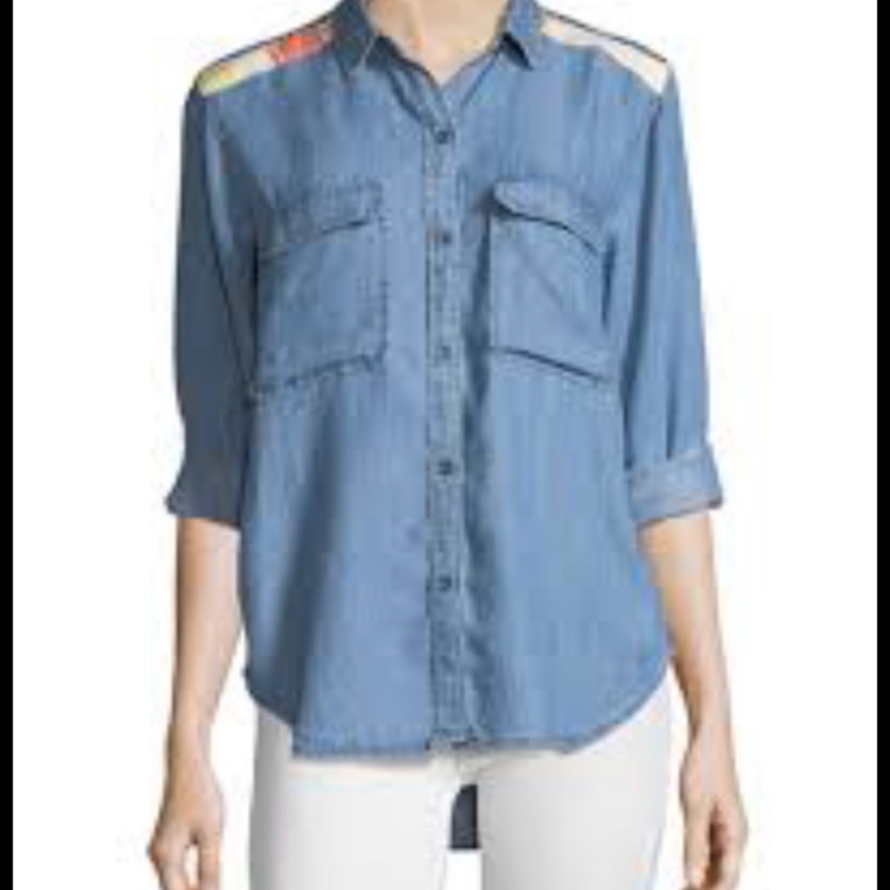 Rails embroiderer should chambray shirt
